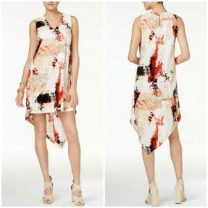 NWT! Bar III Asymmetrical Shift Print Dress, M
